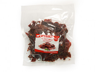 Жерех (бабочка) холодного копчения: Говядина вяленая (строганина)