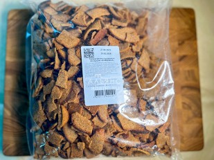 Сурские гренки Буженина с хреном (100 гр): Гренки черные со вкусом буженины