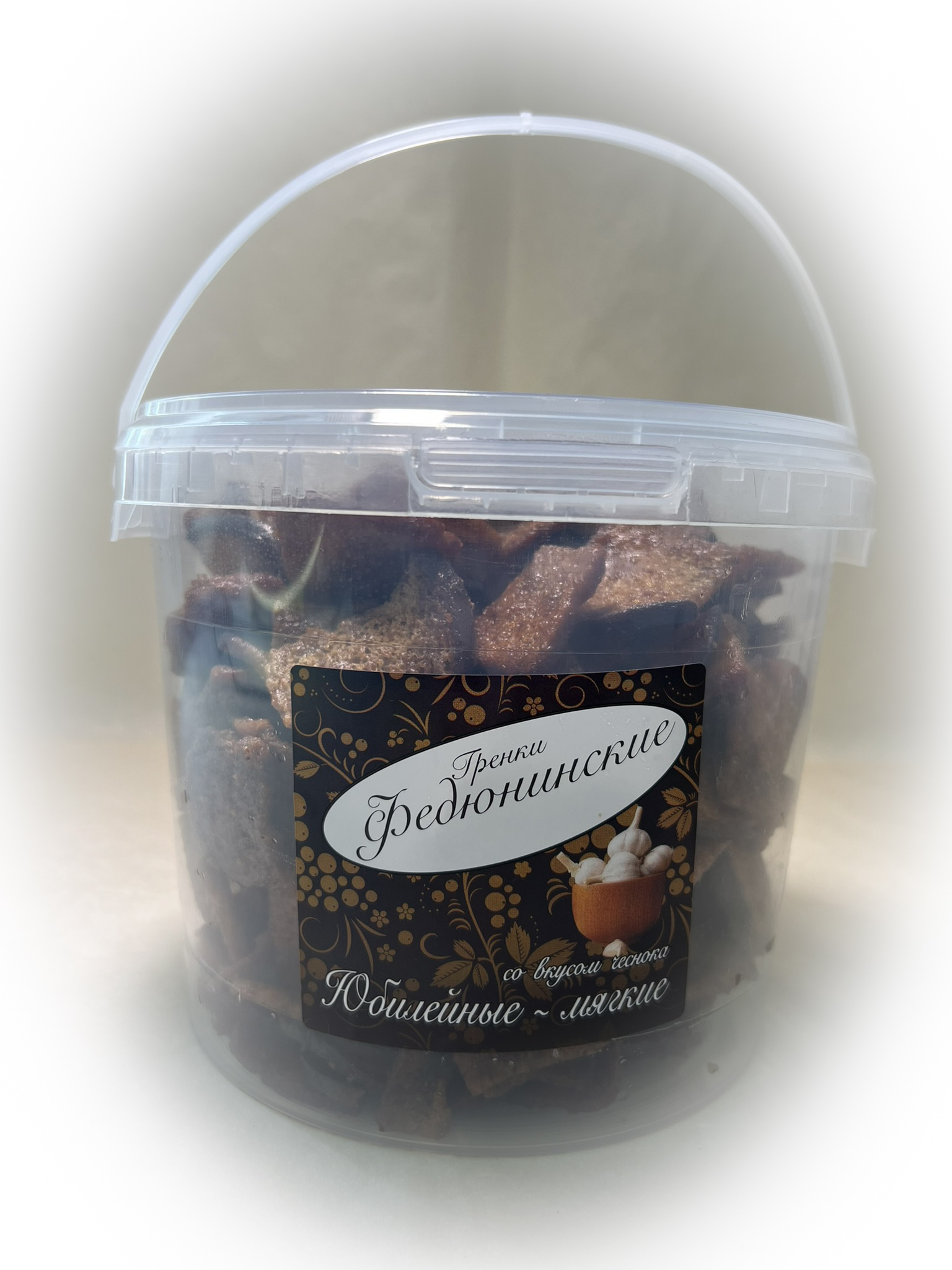 Гренки "ФЕДЮНИНСКИЕ" "Чеснок" (ведро 900 гр.) в Нижнем Тагиле