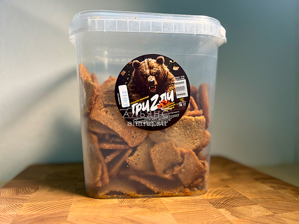 Ведро Ржаные гренки со вкусом Крылышки Барбекю (1 кг) в Нижнем Тагиле