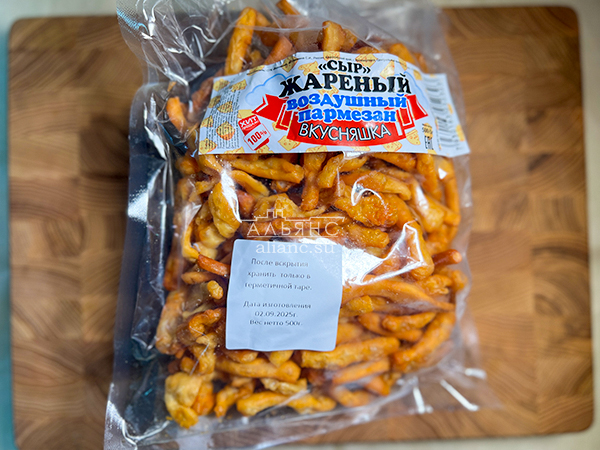 Жареный сыр "ВКУСНЯШКА" со вкусом пармезан (500 гр) в Нижнем Тагиле