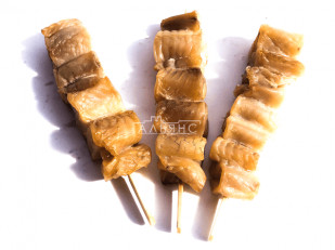 Рыба холодного копчения: Шашлычок из сома холодного копчения