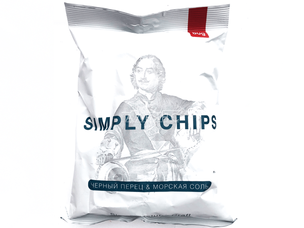 Картофельные чипсы "Simple chips" Морская соль и черный перец 80 гр. в Нижнем Тагиле