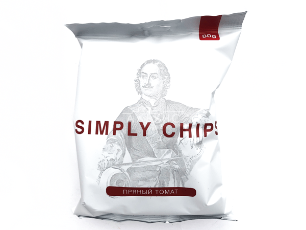 Картофельные чипсы "Simple chips" Пряный томат 80 гр. в Нижнем Тагиле