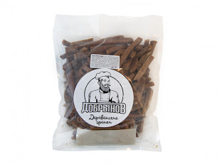 Лещ холодного копчения: Деревенские гренки с холодцом и хреном