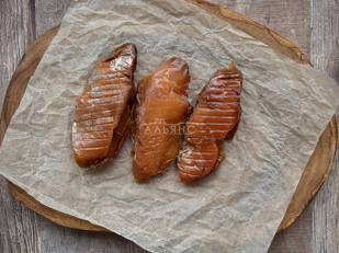 Жерех (бабочка) холодного копчения: Икра воблы вяленая